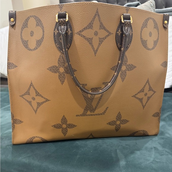 Louis Vuitton On The Go Brown Monogram Tote Large